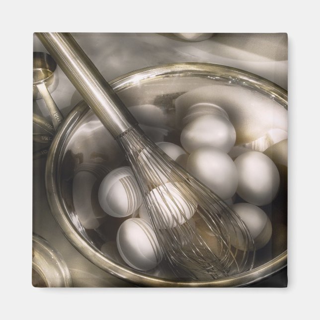 Imán Alimentos - Mezcla de huevos (Frente)