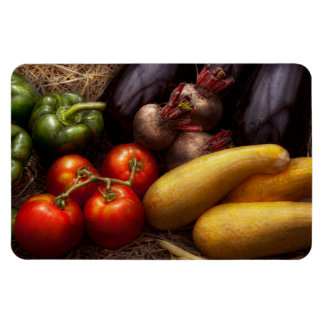 Imán Alimentos - Pimientos, tomates, cenizas y nabos