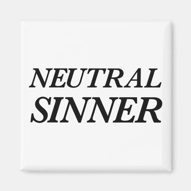 Imán Alineación de búsqueda de sinner neutro (Frente)