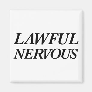 Imán Alineación nerviosa legal de la búsqueda de la