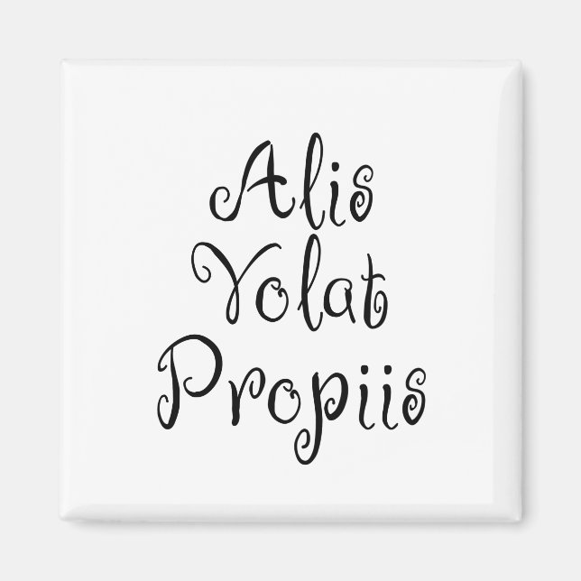 Imán Alis Volat Propiis (Frente)