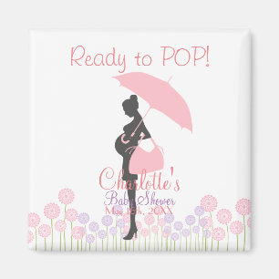 Imán ¡Aliste al POP! Pique la silueta Baby Shower