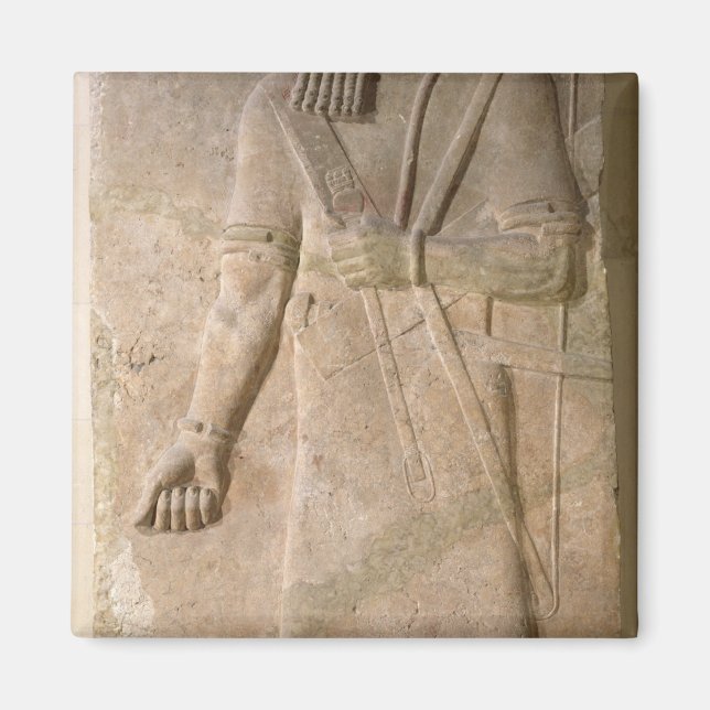 Imán Alivio a un guerrero asirio (Frente)