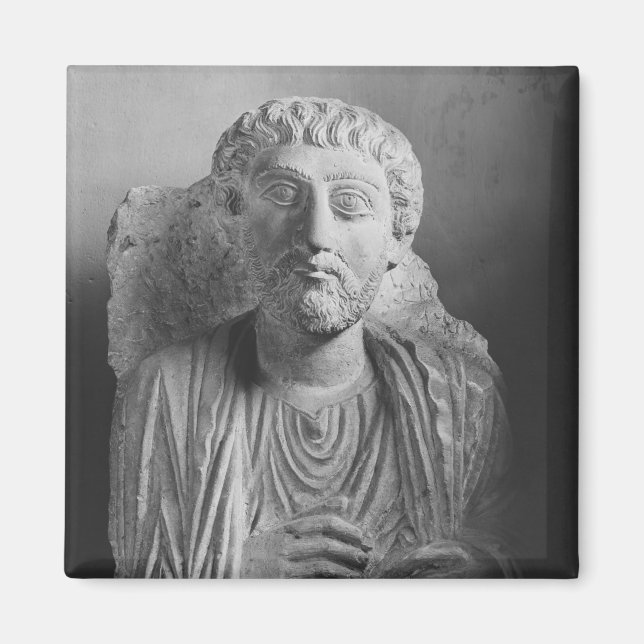 Imán Alivio funerario de una figura masculina, de Palmi (Frente)