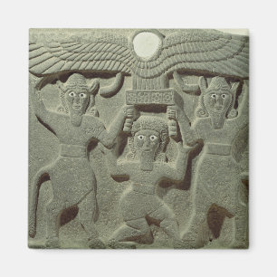 Imán Alivio que representa Gilgamesh entre dos