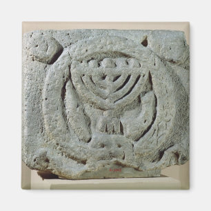 Imán Alivio que representa un menorah