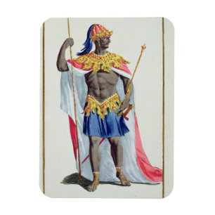 Imán Alkmey, rey de Guinea de 'DES Estampes de Receuil,