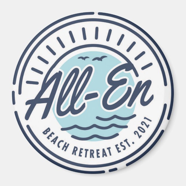 Imán All-En Beach Retreat Magnet (Frente)