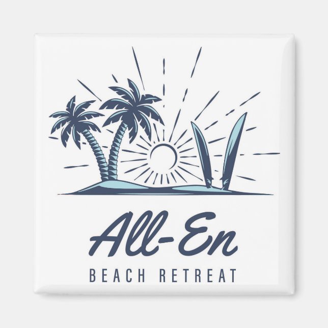 Imán All-En Beach Retreat Magnet 2 (Frente)