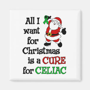 Imán All I Want For Christmas...Celiac