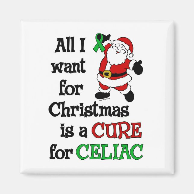 Imán All I Want For Christmas...Celiac (Frente)