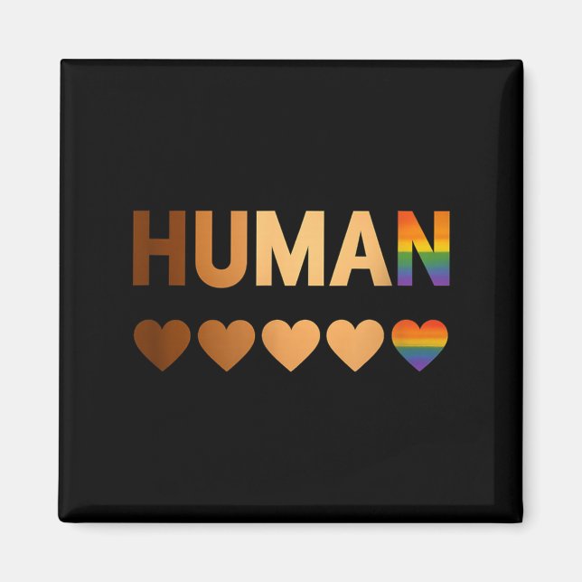 Imán All-inclusive Hearts For Blm Racial Justice &amp;  (Frente)