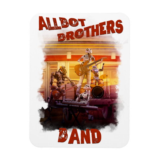 Imán Allbot Brothers Band de la reparación de Bob's Sau (Vertical)