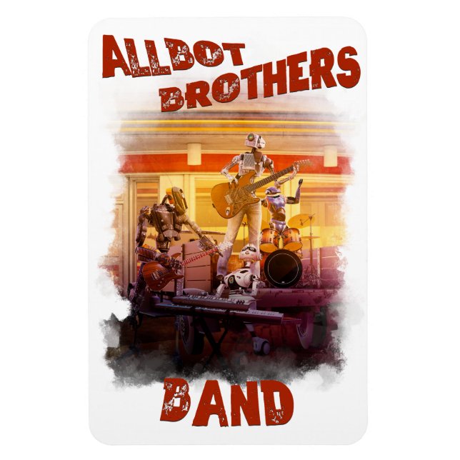 Imán Allbot Brothers Band de la reparación de Bob's Sau (Vertical)
