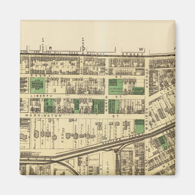 Imán Allegheny ward 4 (Frente)