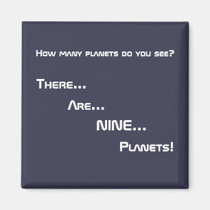 Imán Allí… Sea… NUEVE… ¡Planetas!