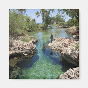 Imán Alligator Hole, Black River Town, Jamaica