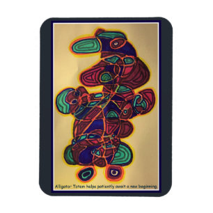 Imán Alligator Totem Magnet