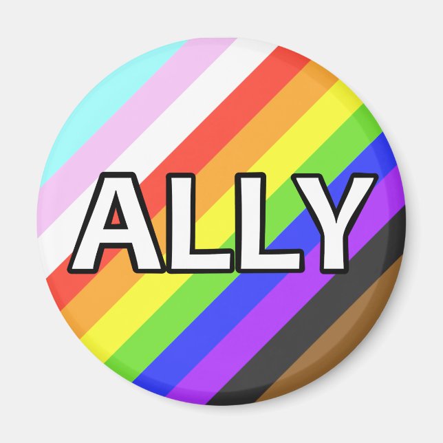 Imán Ally Pride Refrigerator Magnet (Frente)