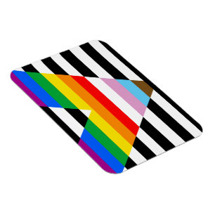 Imán Ally Progress Pride Flag