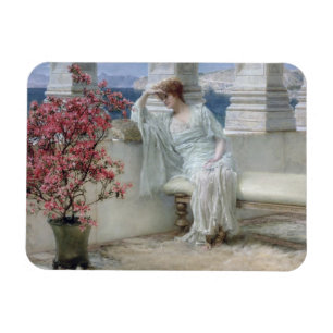 Imán ¿Alma-Tadema el   ella los ojos está con sus