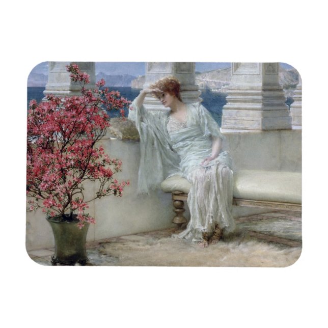 Imán Alma-Tadema | Sus ojos están con sus pensamientos? (Horizontal)