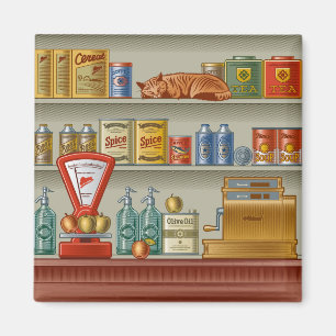 Imán Almacén retro