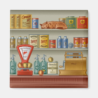 Imán Almacén retro