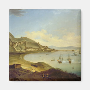 Imán Almirante de la escuadrilla azul que llega