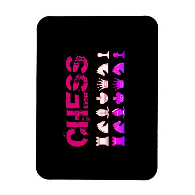 Imán almohada de ajedrez (Vertical)