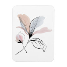 Almohada de flores con acuarela