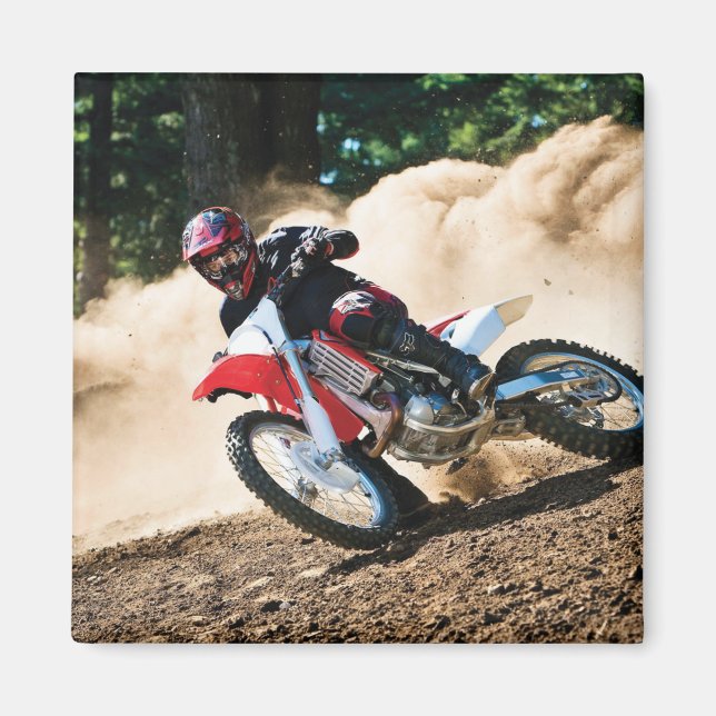 Imán almohada de lanzamiento de motocross (Frente)