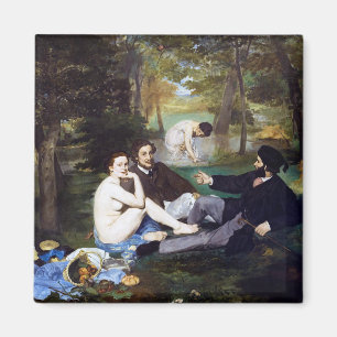 Imán Almuerzo en la hierba, Manet