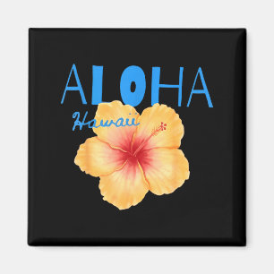 Imán Aloha Hawái flor tropical playa vacaciones de vera