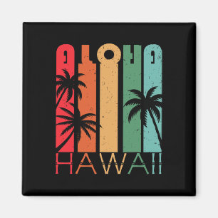 Imán Aloha Hawái Palma Árbol Tropical Isla Hawaiana Lo