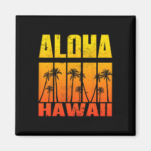 Imán Aloha Hawái Palma Tropical Isla Hawaiana Re