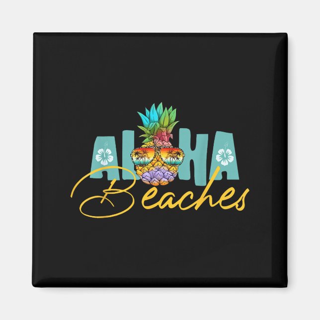 Imán Aloha hawaii desde la isla siente el aloha aloha (Frente)