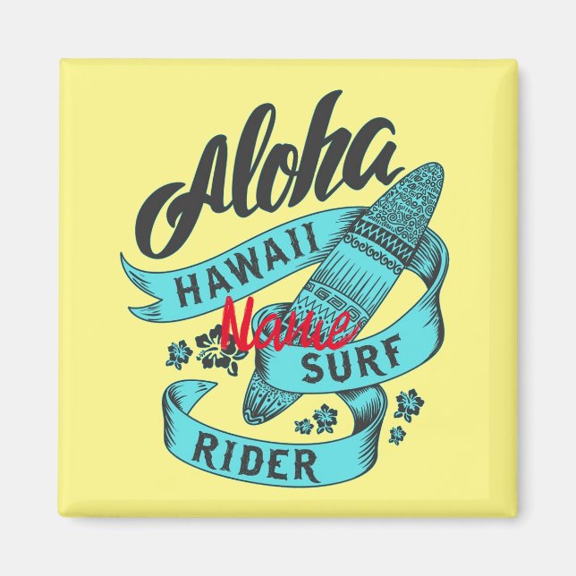 Imán Aloha Hawaii Surf Rider Thunder_Cove (Frente)