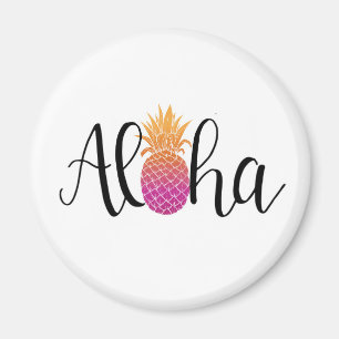 Imán Aloha Pineapple Magnet