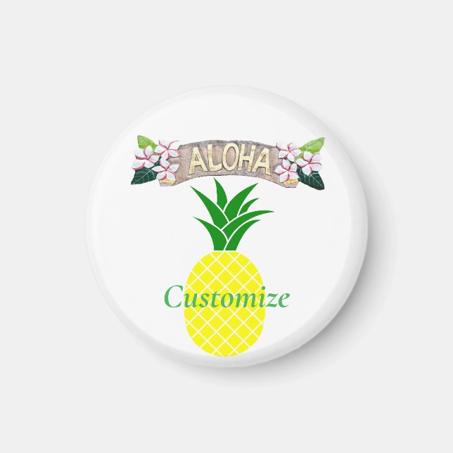 Imán Aloha Pineapple Thunder_Cove (Frente)