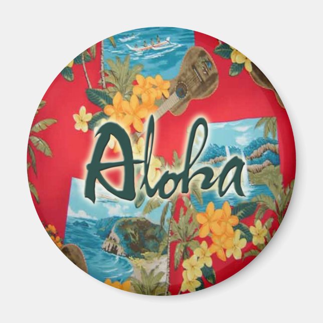 Imán Aloha Red (Frente)