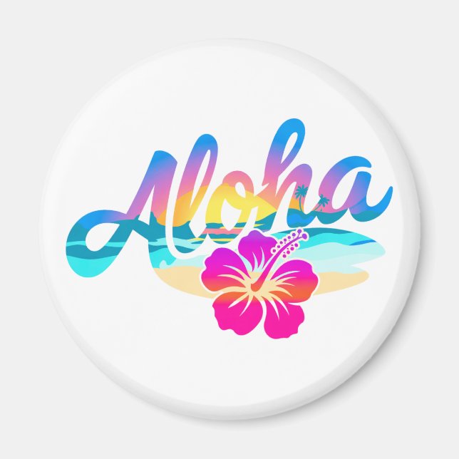 Imán Aloha Summer (Frente)