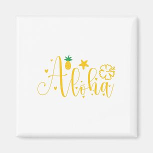 Imán Aloha -Surfista- Palmeras -Tropicales- Retro-Playa