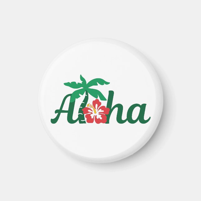 Imán Aloha Tropical (Frente)
