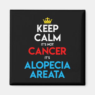 Imán Alopecia Areata Conciencia Pérdida de pelo Cabeza