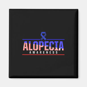 Imán Alopecia Conciencia Pérdida de pelo Guerrero Derro