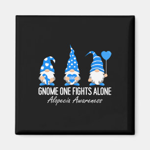 Imán Alopecia Sensibilización Gnomis Yo Uso Cinta Azul