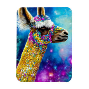 Imán Alpaca colorida