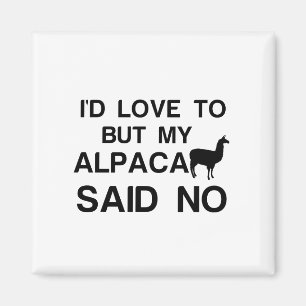 IMÁN ALPACA DIJO NO