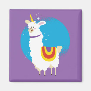 Imán Alpaca Unicorn